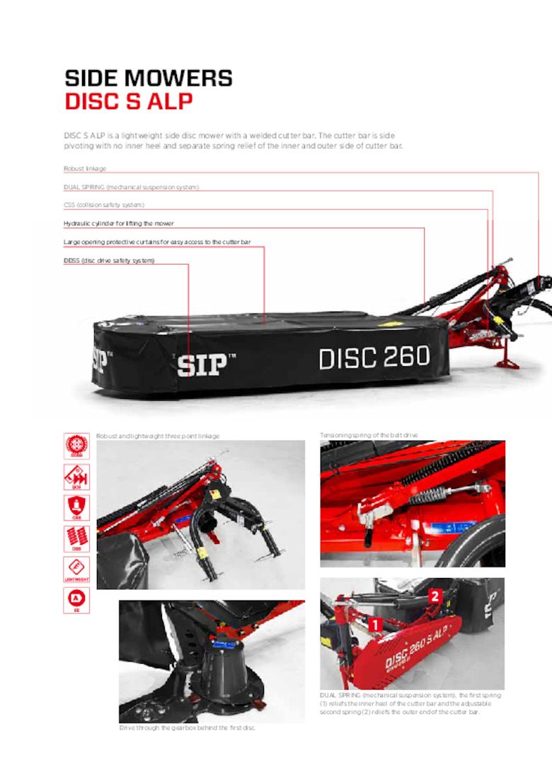 Disc ALP Rear Linkage Mower